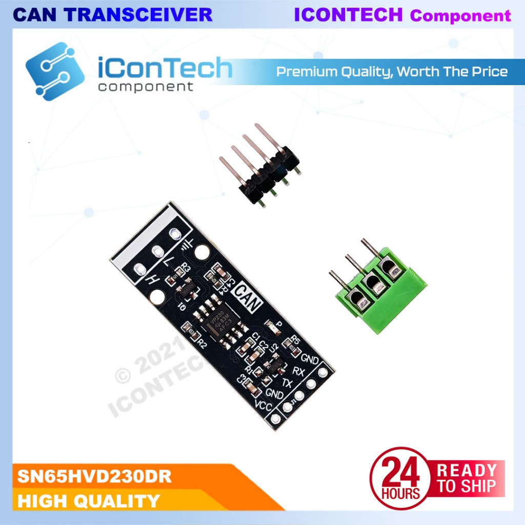 CAN to TTL Module (SN65HVD230DR) – High-Speed CAN Bus Transceiver ESP32
