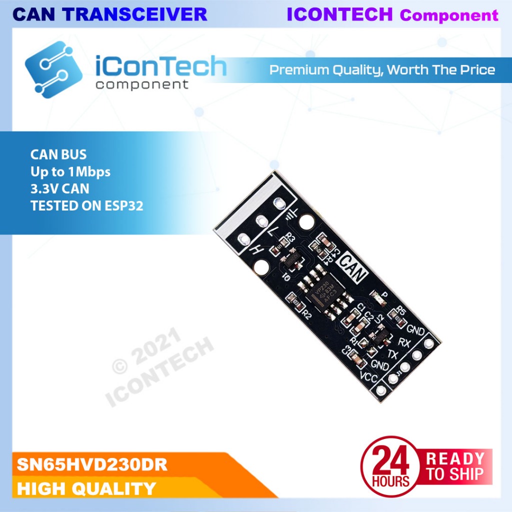 CAN to TTL Module (SN65HVD230DR) – High-Speed CAN Bus Transceiver ESP32 3