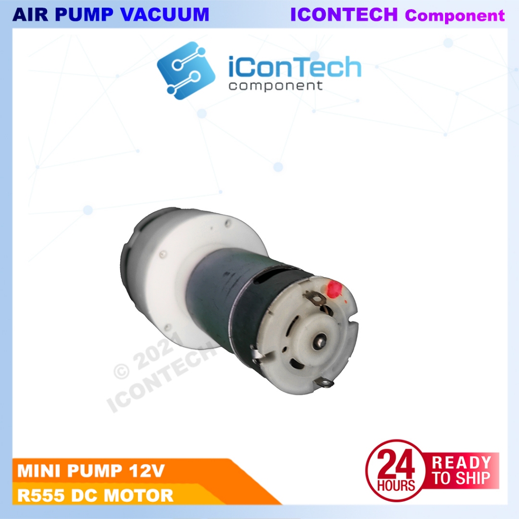 12V DC 555 Airpump High Airflow Diaphragm Vacuum Motor -58kpa Air Pump Vacuum Pump 2
