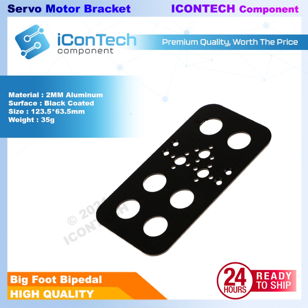 Electronic Servo Bearing Bracket Mouting U Shape I Shape Servo base Pan Connector Servo Motor Bracket 3