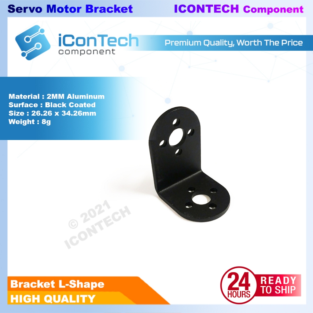 Electronic Servo Bearing Bracket Mouting U Shape I Shape Servo base Pan Connector Servo Motor Bracket 4