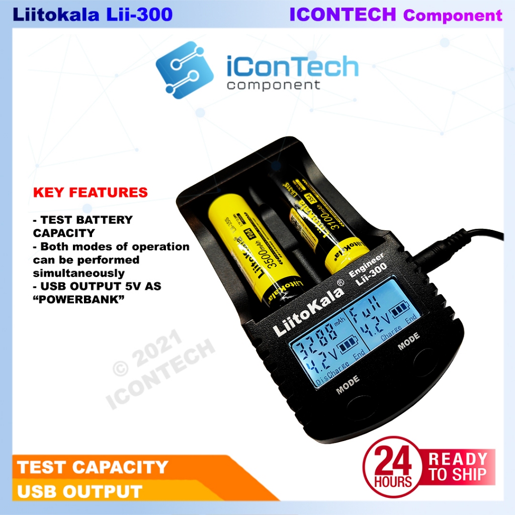 Lii-300 Lii 300 Lithium Charger 18650 Charger Liitokala Battery Charger Lii300 Lithium Battery Charger