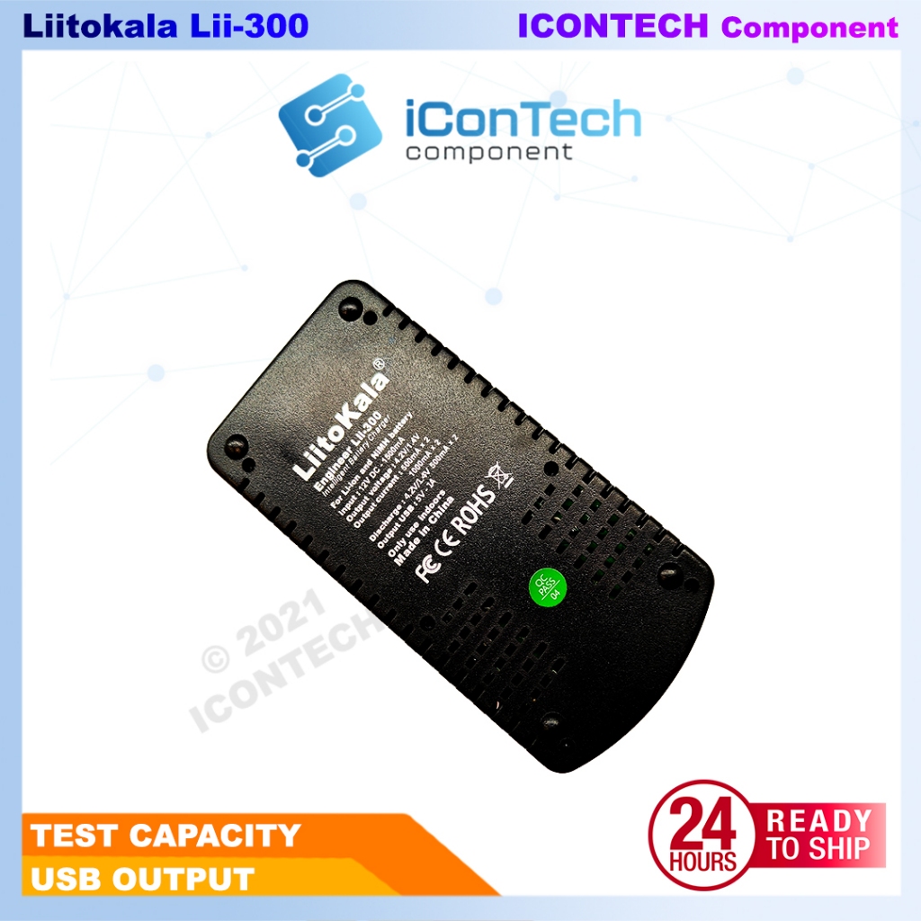 Lii-300 Lii 300 Lithium Charger 18650 Charger Liitokala Battery Charger Lii300 Lithium Battery Charger 3