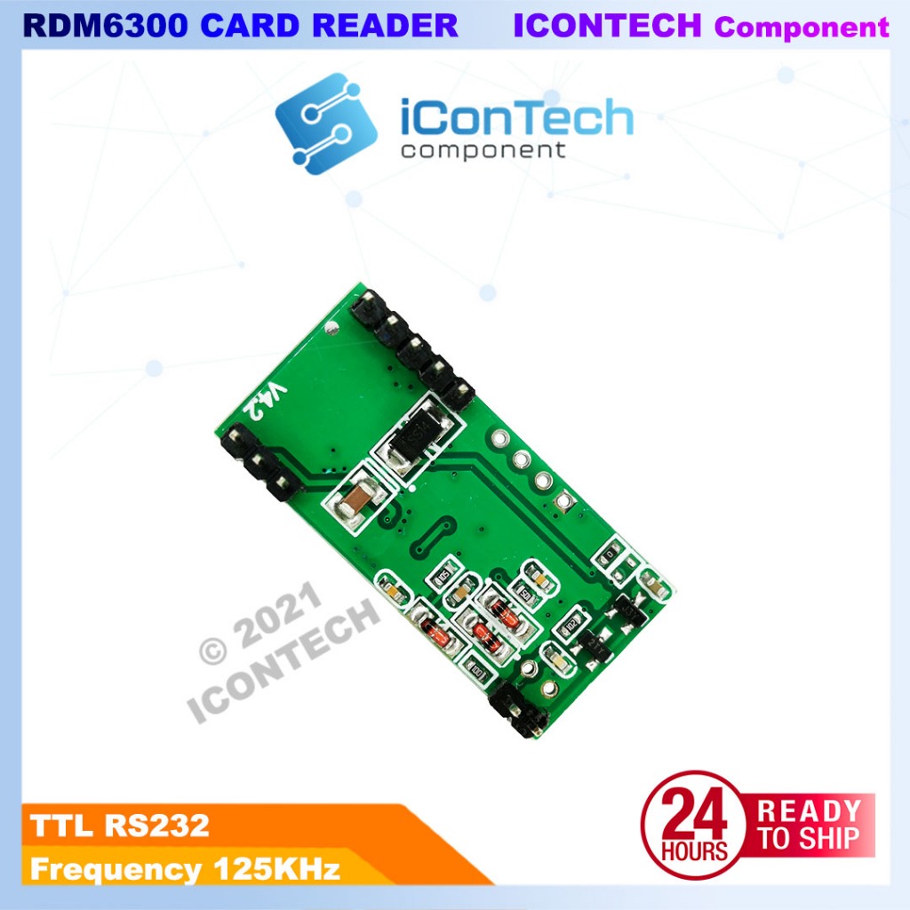 RDM6300 125kHz RFID Card Reader Module Arduino Accesosories 5