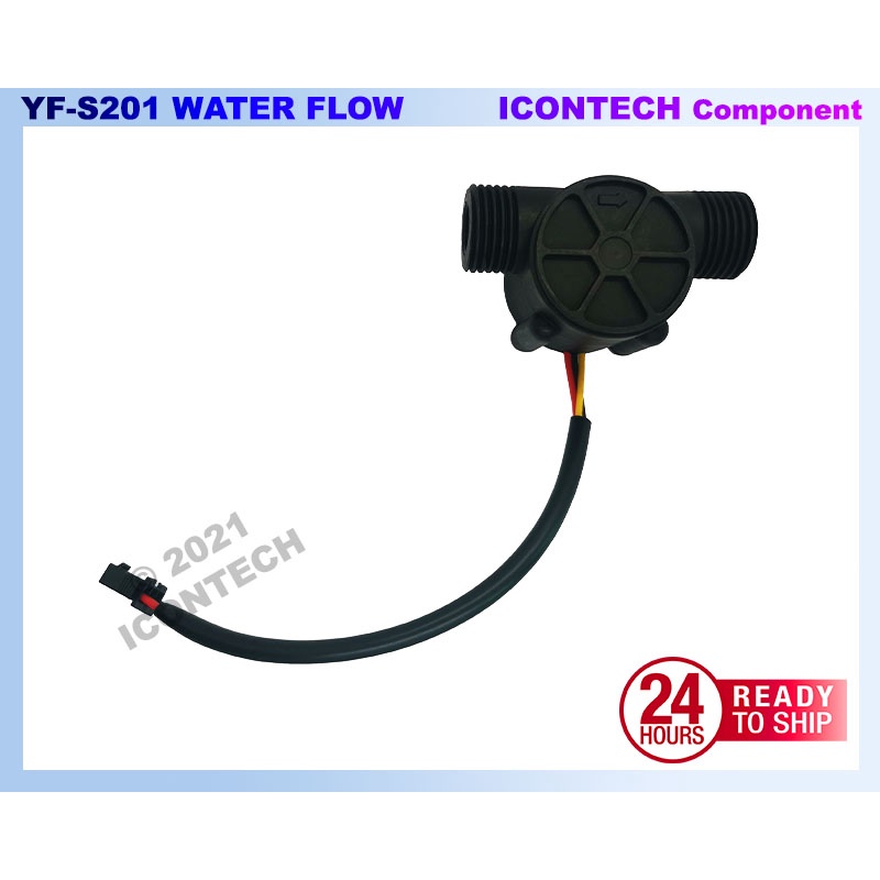 YF-S201 Hall Effect Water Flow Sensor water flow meter Water Flow Measurement 2