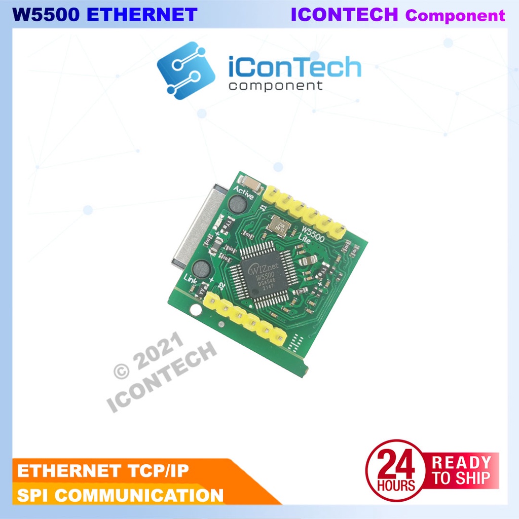 W5500 Module TCP/IP Protocol Ethernet Development Use SPI communication 3