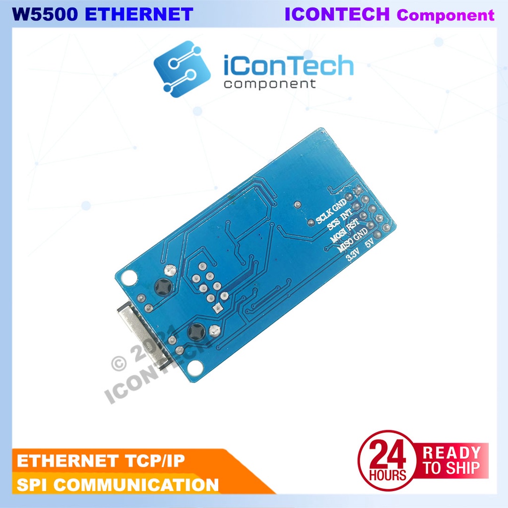 W5500 Module TCP/IP Protocol Ethernet Development Use SPI communication 4