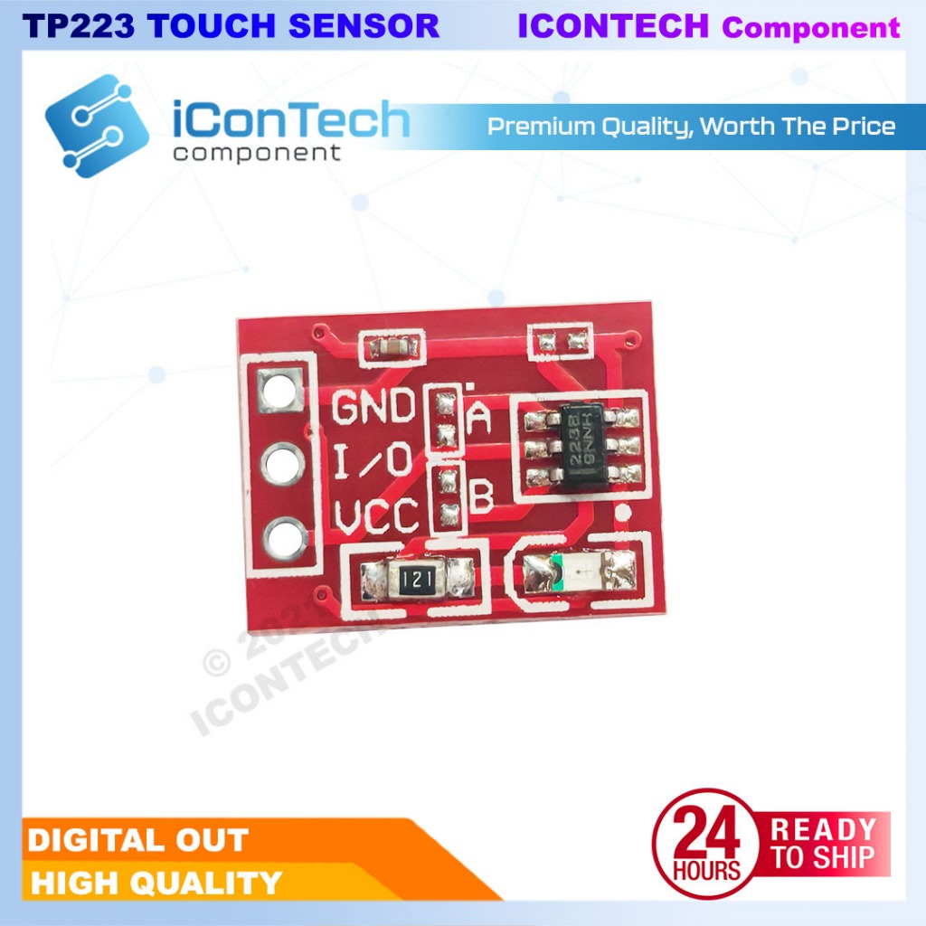 TTP223 Touch button Module Capacitor type Touch switch sensor Capacitive Touch Sensor TP223 2