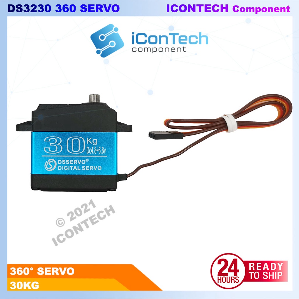 360 Degree Servo motor program IoT Robotic Servo 30KG Arduino Servo 3