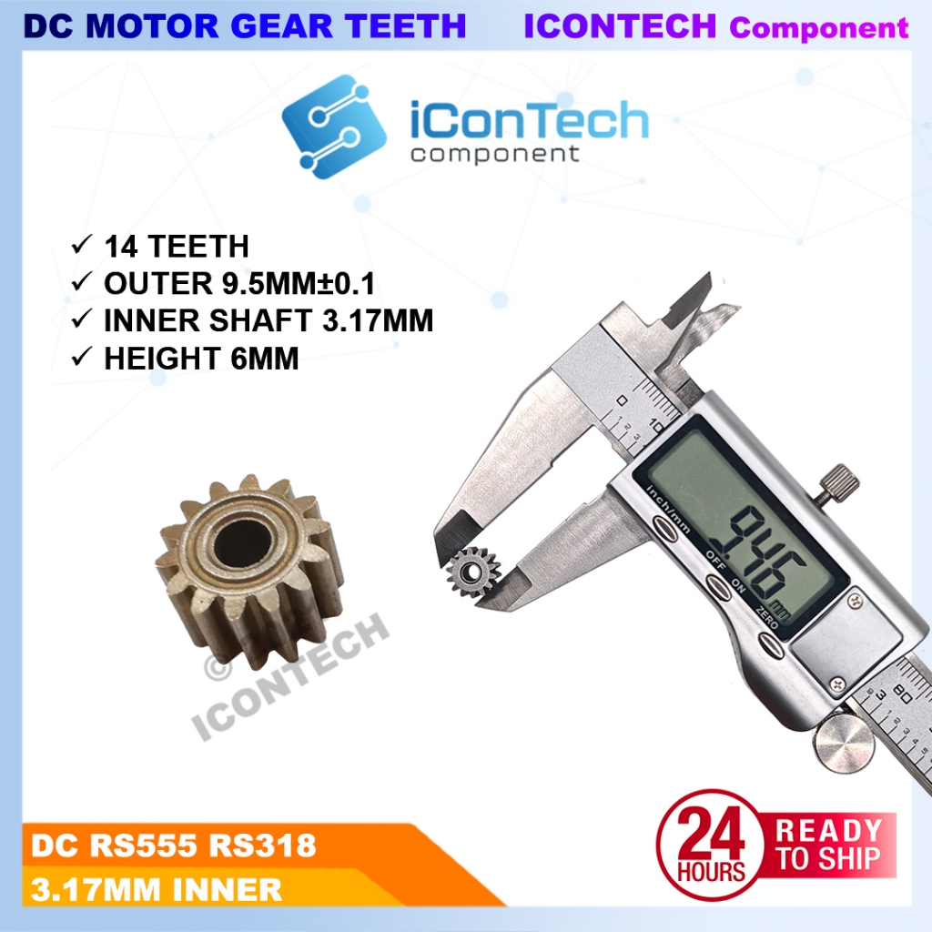 550 DC Motor Gear Teeth 9 12 teeth metal gear 12v DC motor geaer 6