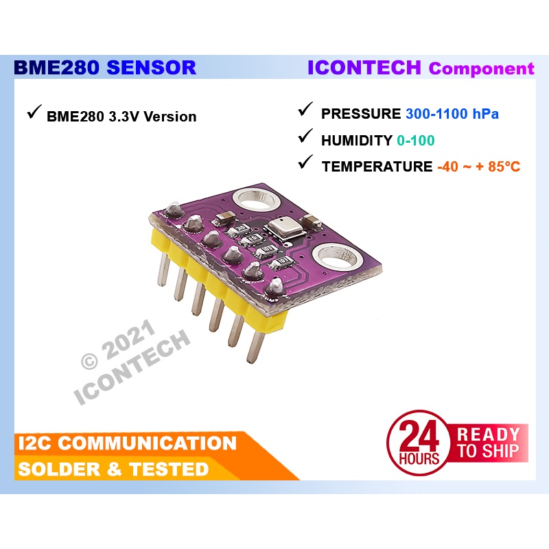 GY-BME280 Pressure Humidity and Temperature Sensor BME280
