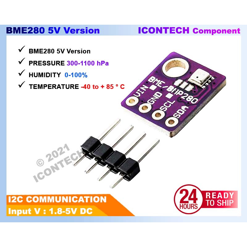GY-BME280 Pressure Humidity and Temperature Sensor BME280 5