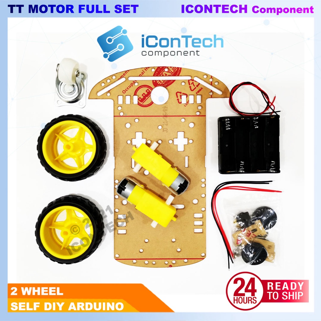 TT Motor full set arduino DIY motor car Smart Car Robot Arduino