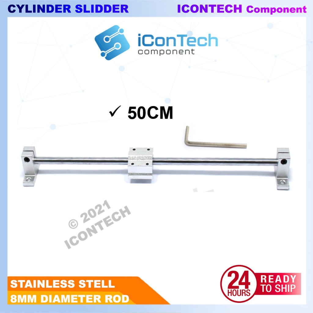 Cylinder Rod Slidder Linear rail 3d printer parts Cylinder Chrome Plated 5