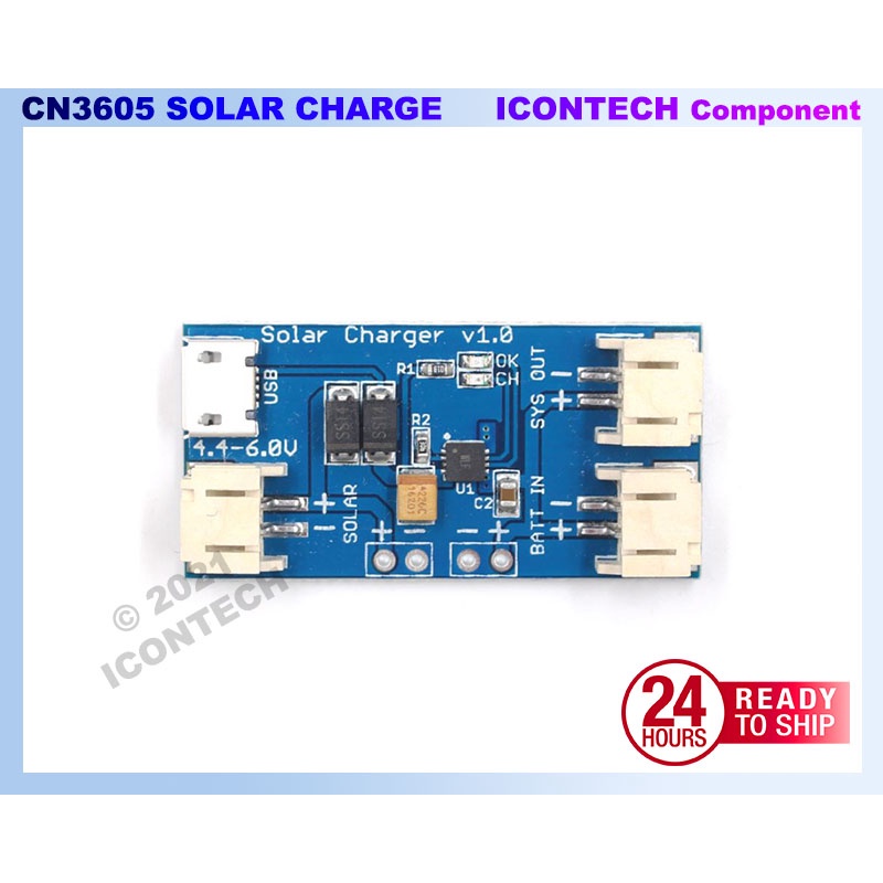 CN3065 500mA Mini Solar Lipo Charger Board Lithium Battery Charge Chip Solar Charger Module cn3065