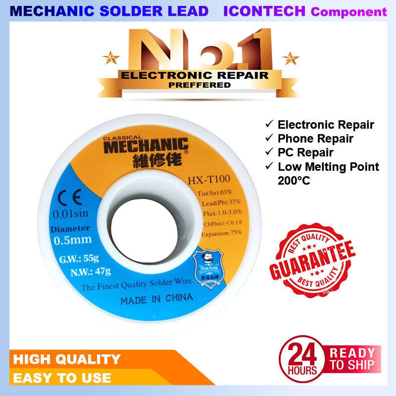 MECHANIC SOLDER Wire solder lead premium quality solder wire Low melting solder wire solder lead shiny solder lead
