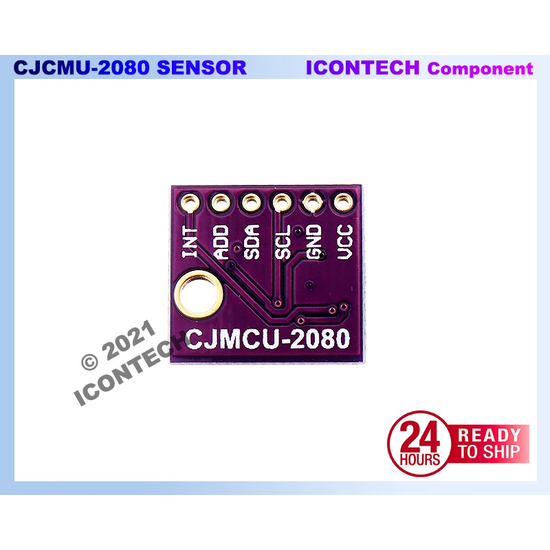 CJMCU-2080 HDC2080 Temperature and Humidity Low Power Digital I2C Sensor Module 2
