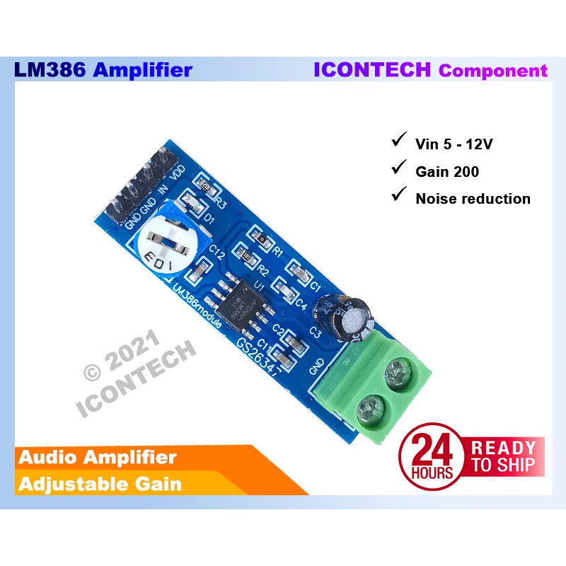 LM386 Audio Amplifier Module LM386 IC