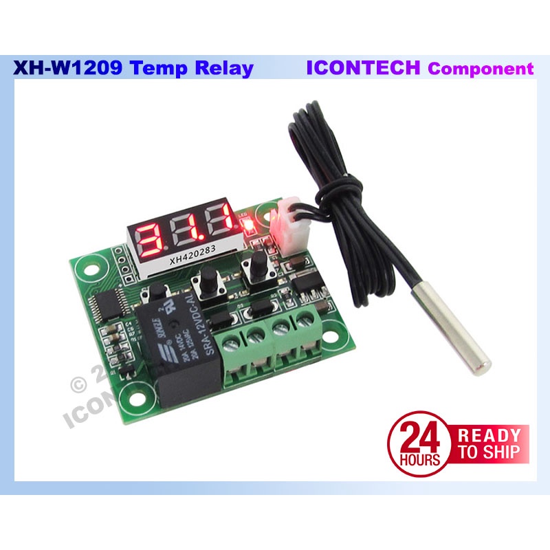 XH-W1209 Digital Display Temperature 12V Relay Control Module XH W1209