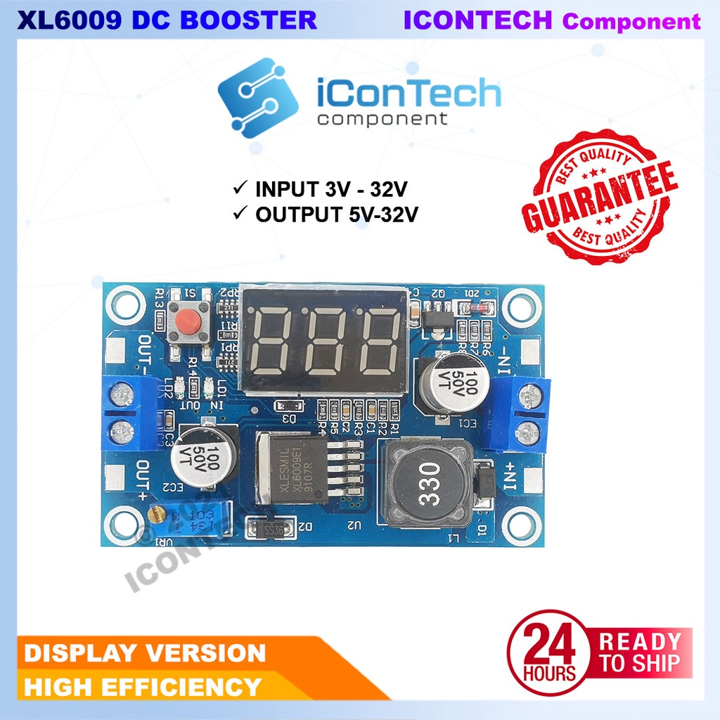 XL6009 DC-DC Booster Amplifier Power Booster Adjustable Step Up Module 3A Boost DC Operating mode