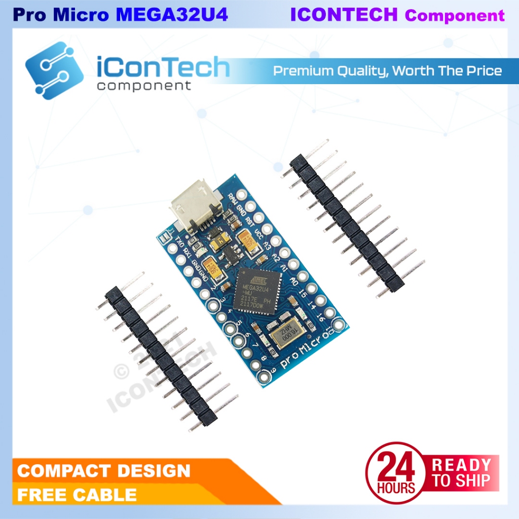 [FREE CABLE] ProMicro Arduino Compatible Controller Board ATmega32U4 Arduino Leonardo Pro Micro 5