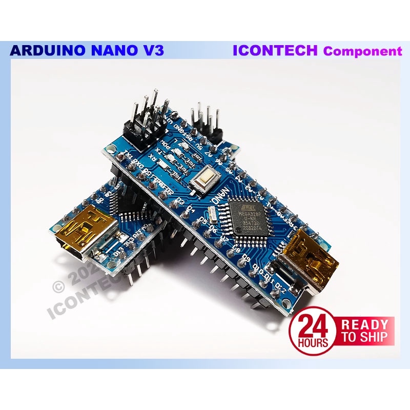 Arduino Nano Compatible V3.0 ATmega328P with Header CH340G 4