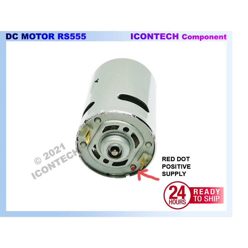 DC MOTOR RS555 HIGH SPEED 24V 24000RPM DC MOTOR 12V 24V DRILL MOTOR 4