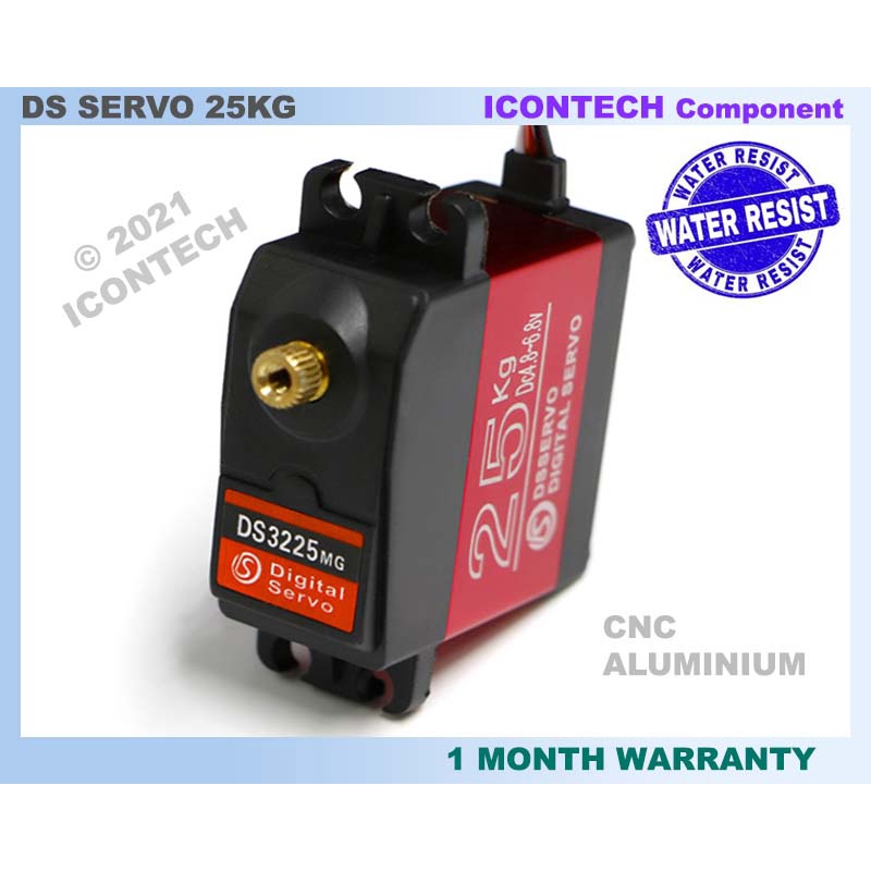 DSSERVO WATERPROOF DIGITAL SERVO MOTOR 20KG 25KG 40KG 60KG 80KG 160KG Full Metal [FREE ARM] 5