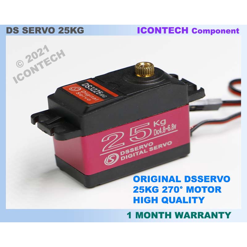 DSSERVO WATERPROOF DIGITAL SERVO MOTOR 20KG 25KG 40KG 60KG 80KG 160KG Full Metal [FREE ARM] 6