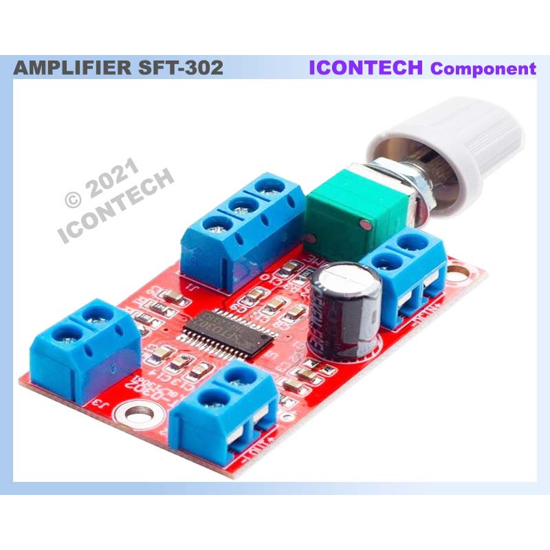 SFT-D302 Dual Channel Digital Power Amplifier Board 2*30W SFTD302