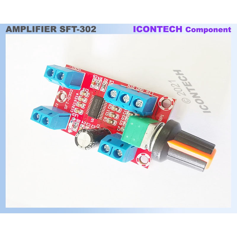 SFT-D302 Dual Channel Digital Power Amplifier Board 2*30W SFTD302 5
