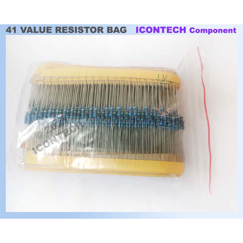 Resistor Bag 41 Value Super Value Pack