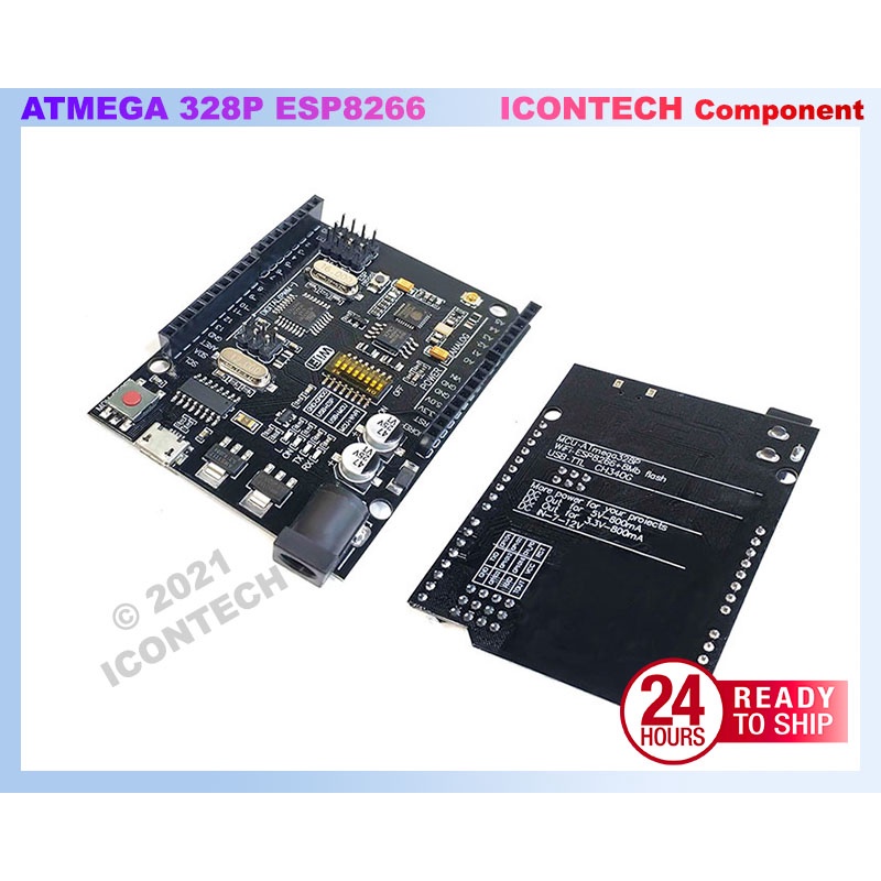 WIFI R3 ATMEGA328P+ESP8266 32MB Memory USB-TTL UNO Development board 3