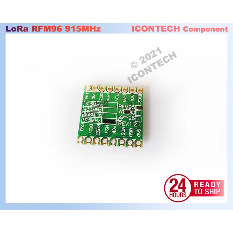 LoRa Wireless Transceiver Module FSK 915MHz RFM96 RFM95 AS923 Frequency 3