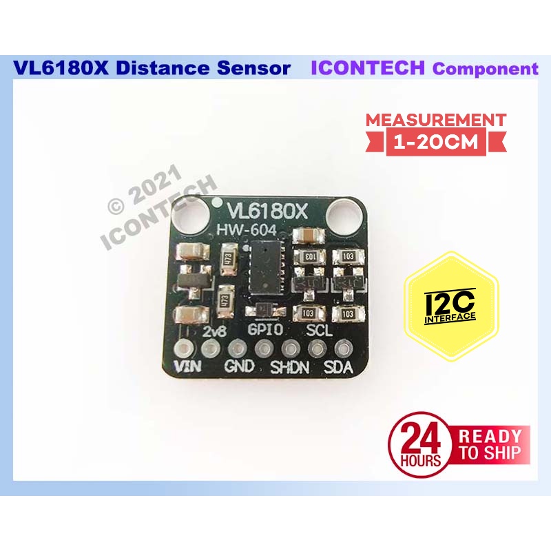 VL6180X Distance Sensor range light sensor TOF distance sensor 20CM range