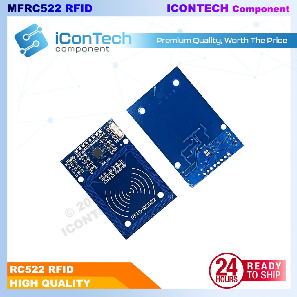 RFID RC522 RC-522 RC 522 MFRC522 13.56MHz IC ID Card Reader Detector Module 5