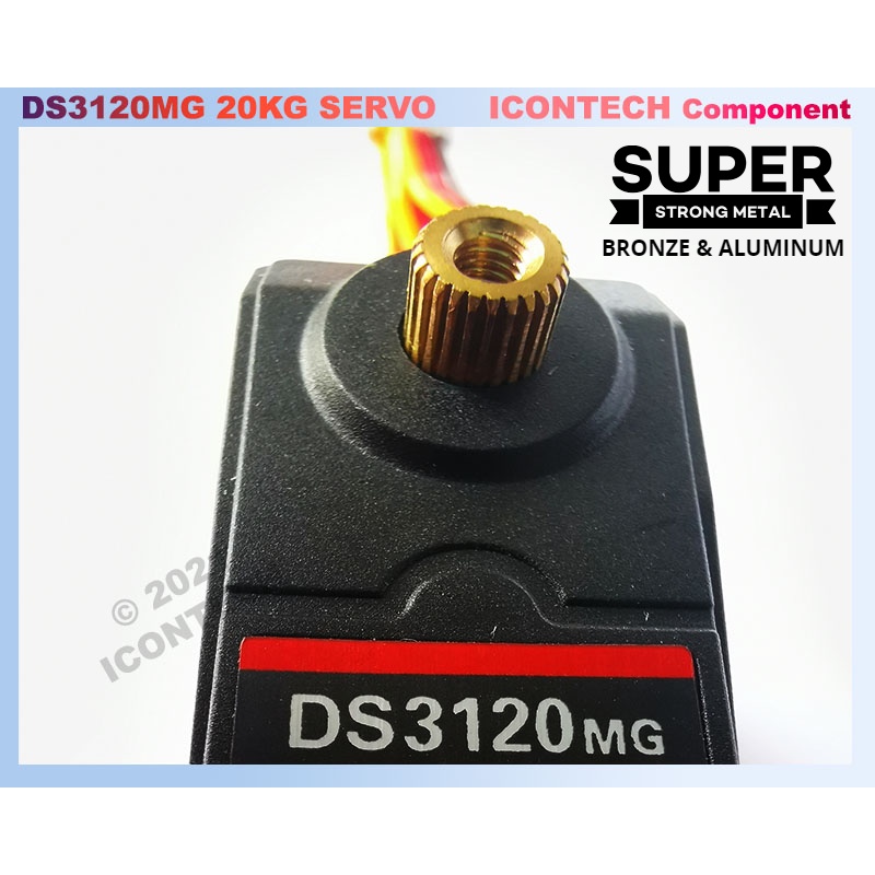 DSSERVO Servo Motor 20KG DS3218MG ORIGINAL DSSERVO 20KG High Torque Water Resist DS3120 DS3128 5