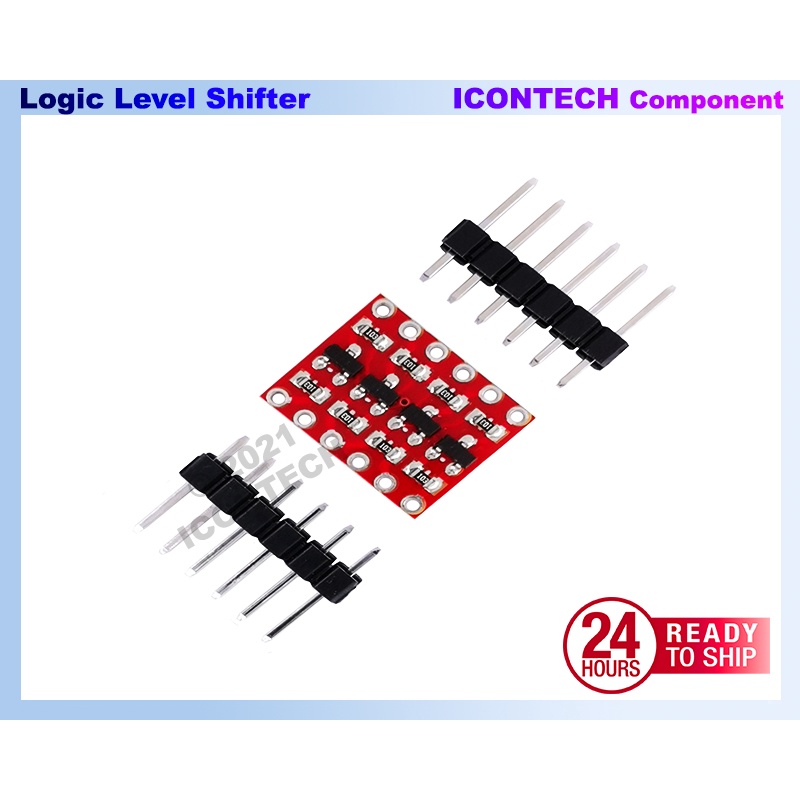 4 Channel Logic Level Converter Bi-Directional 5V-3.3V Logic Level Shifter Module TTL Logic Shifter