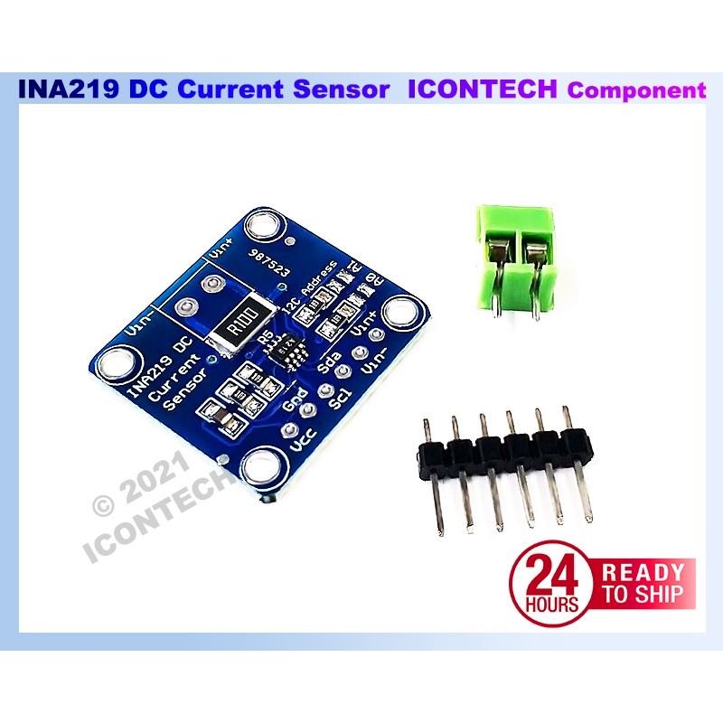 MCU-219 INA219 Current Measure Sensor Module I2C Zero Drift Bi-directional current measure