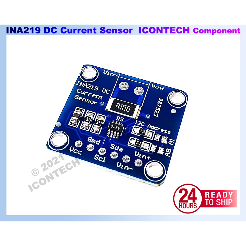 MCU-219 INA219 Current Measure Sensor Module I2C Zero Drift Bi-directional current measure 2