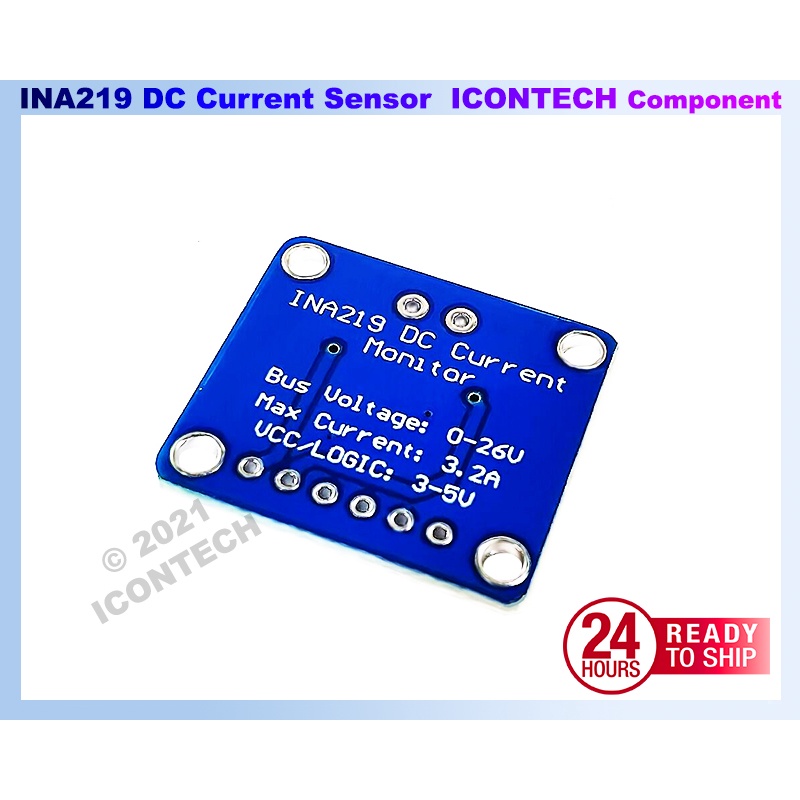 MCU-219 INA219 Current Measure Sensor Module I2C Zero Drift Bi-directional current measure 3