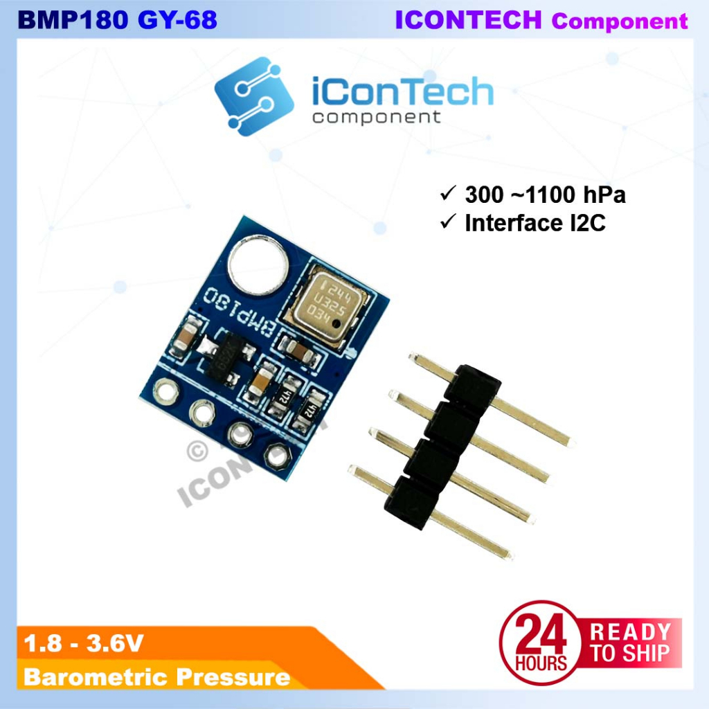 GY-68 BMP180 I2C Digital Barometric Pressure Sensor Module Arduino ESP32