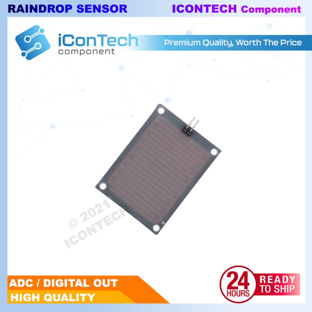 Raindrop Sensor Module Rain Detection Sensor Module [FREE CABLE] 5