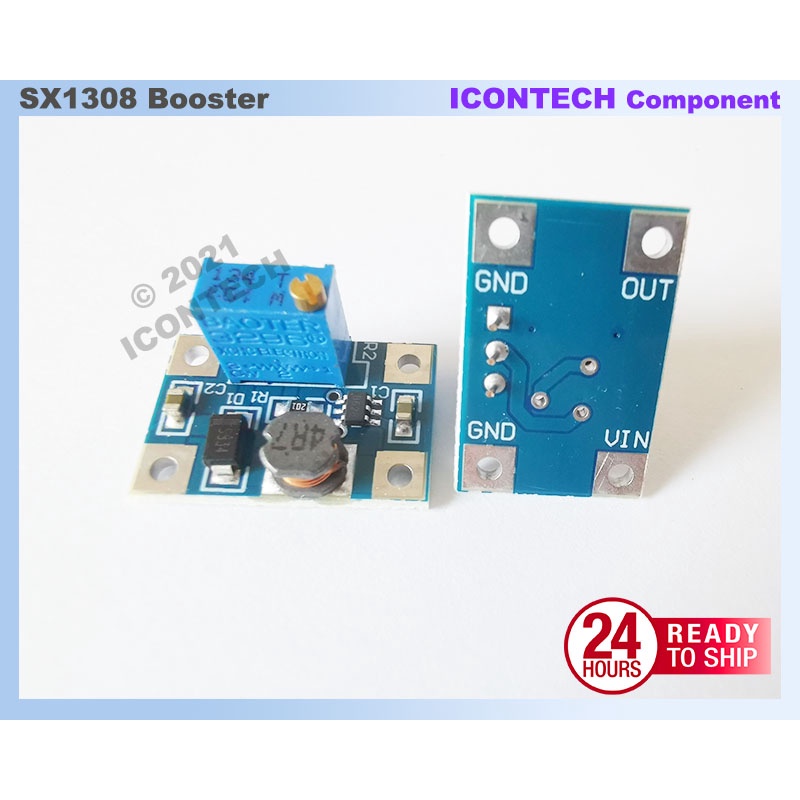 2A DC-DC SX1308  Adjustable Power Module Step Up Boost Converter Booster Amplifier 3
