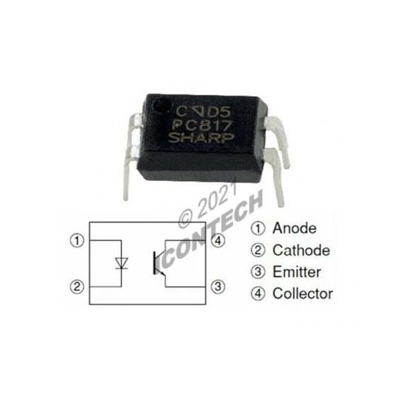 PC817 Optocoupler Isolated SHARP