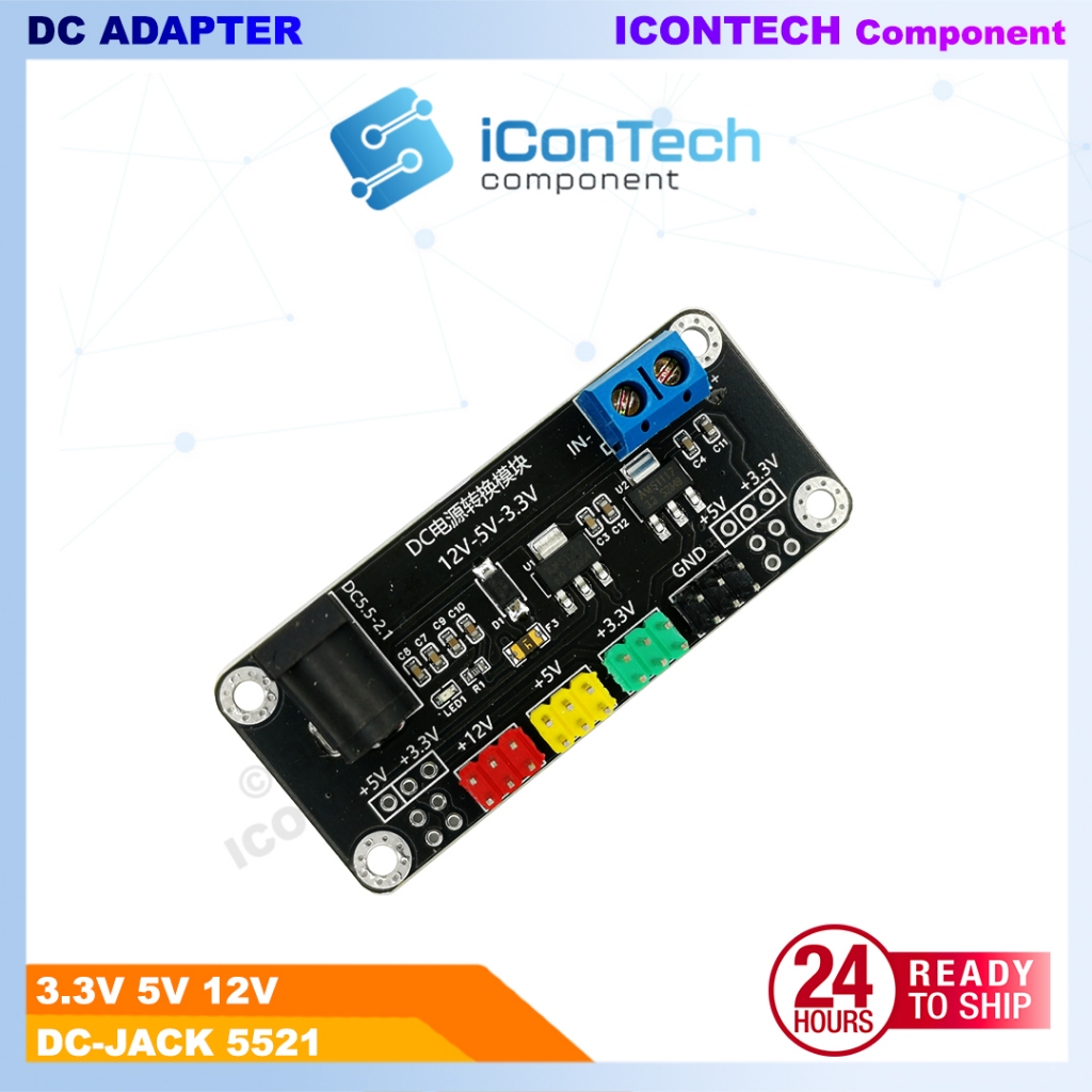 DC-005 Power Supply Module DC Power Module 2.1*5.5 Power Adapter Board