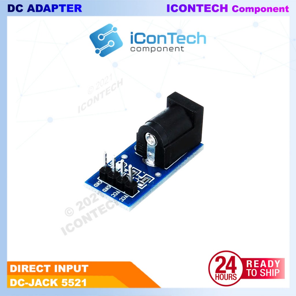 DC-005 Power Supply Module DC Power Module 2.1*5.5 Power Adapter Board 4