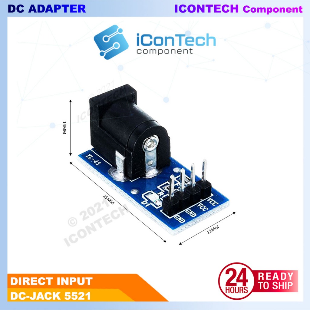 DC-005 Power Supply Module DC Power Module 2.1*5.5 Power Adapter Board 5
