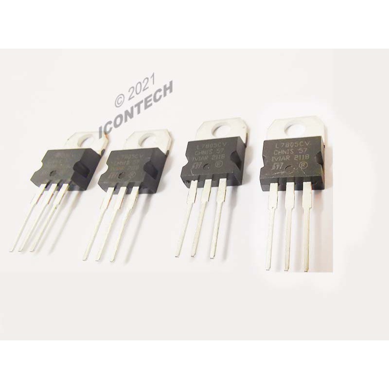 Voltage Regulator 5V LM7805 L7805CV 4 Units in 1 Purchase 7805 3