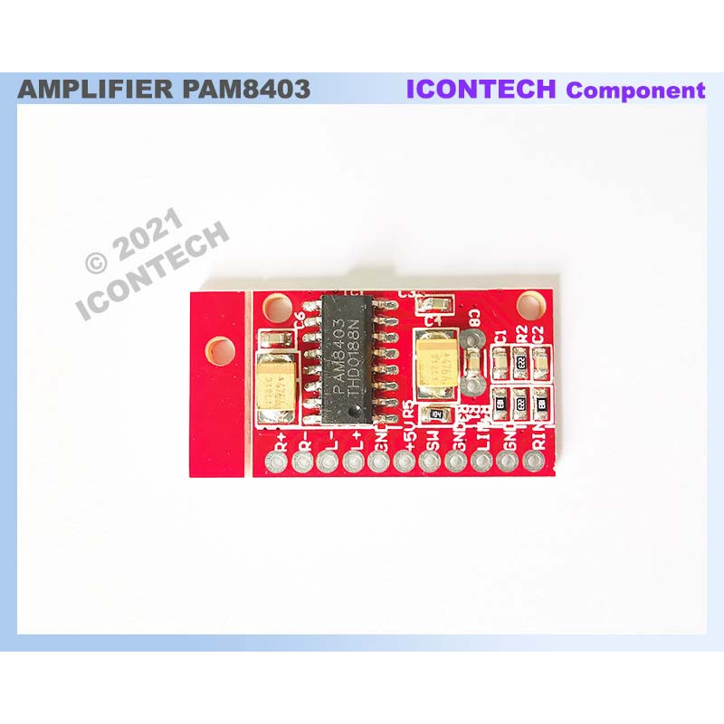 PAM8403 MODULE MINI DIGITAL STEREO AUDIO POWER AMPLIFIER  (3WATT AMP) 4